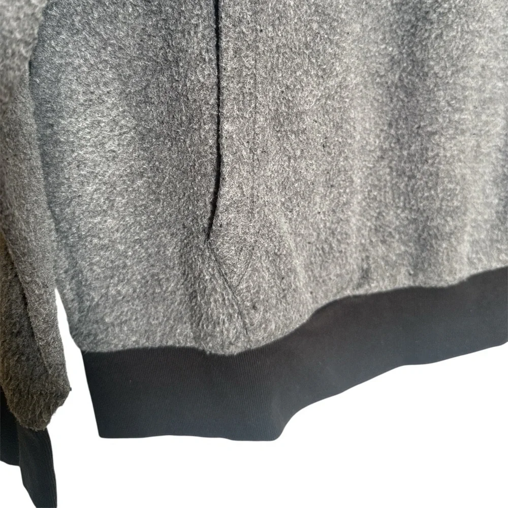 Feat Blanket Blend Hoodie‎ Hazy Black Gray Sweatshirt unisex Large NWT Cozy